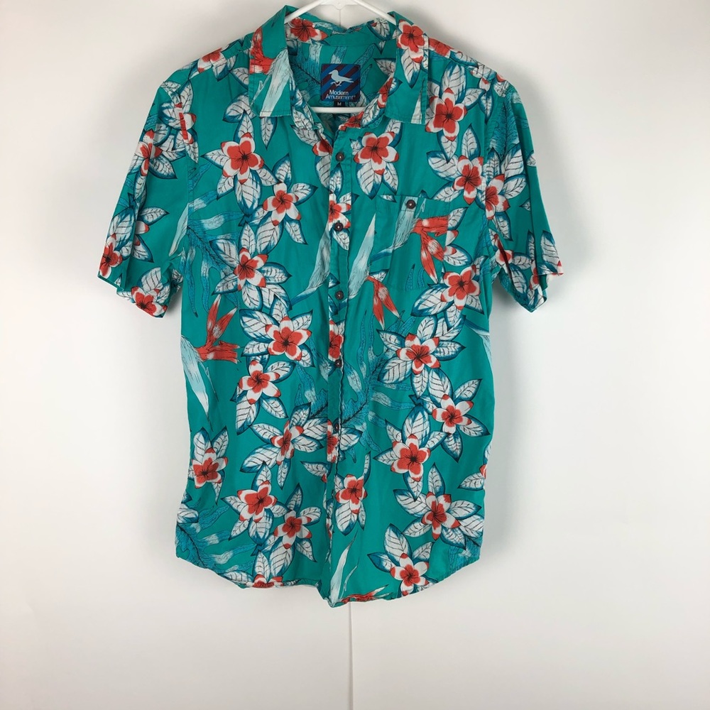 Modern Amusement men’s Hawaiian floral shirt